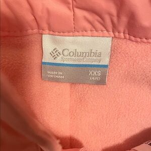 Columbia Coral Pink Jacket XXS